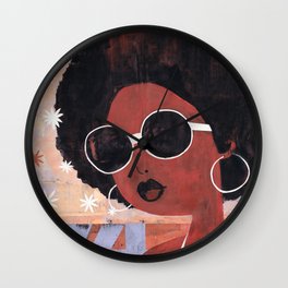 Afro 74 Wall Clock