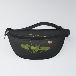 Oxalis Africa Solandri (Decandra Pentagyna) by Mary Delany Paper Collage Floral Flower Botanical Mosaic Vintage Scientific Plant Anatomy Fanny Pack