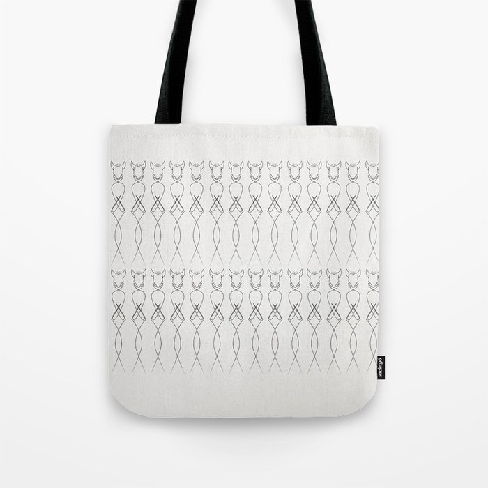One line nude Tote Bag