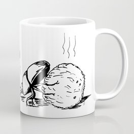 Dung beetle in love Coffee Mug