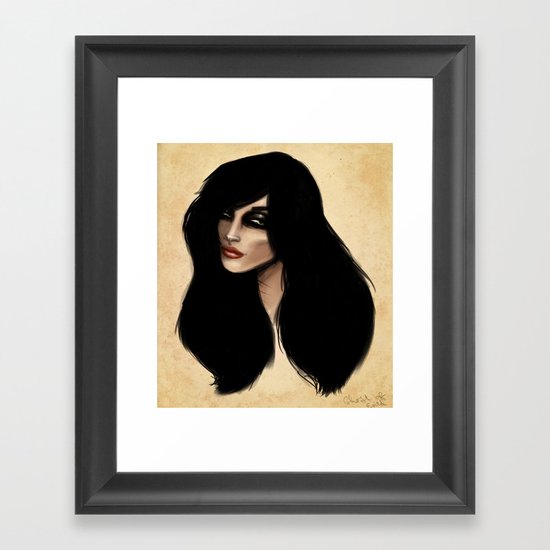 Girl Framed Art Print