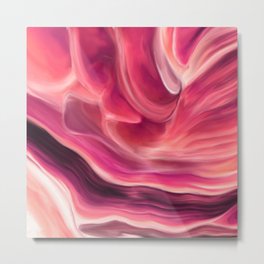 Red Agate Oil Painting abstract Metal Print | Backdrop, Red, Agate, Postmodern, Pink, Contemporaryart, Textured, Artsy, Abstractoil, Fineart 