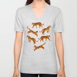 Bengal Tigers - Sea Green V Neck T Shirt