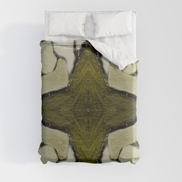 Modern Abstract Pattern Art Oil Painting On Canvas 2c29.3 Olive Green Pearl White Duvet Cover