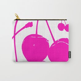 Pink neon Cherry Carry-All Pouch