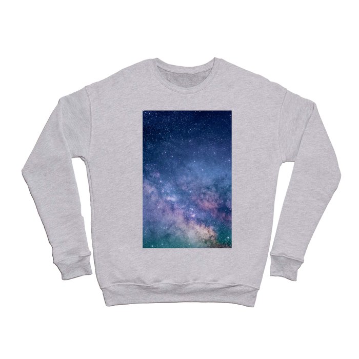 Blue Nebula Stars Space Crewneck Sweatshirt