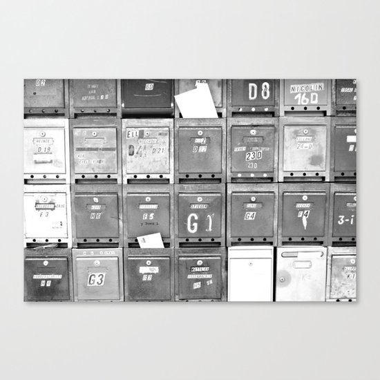 Mailboxes II Canvas Print