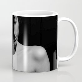 Shadows; Strangers Turning to Dust; female nude silhoutte portrait black and white photography - photographs Coffee Mug