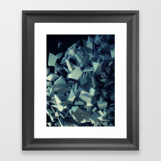 Fault Framed Art Print