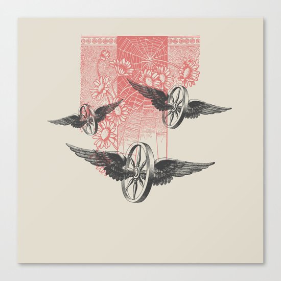 Cosmic Wheels Canvas Print