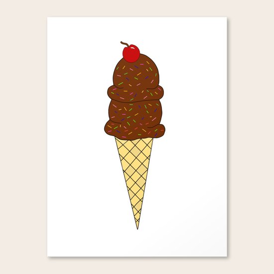 Two Scoops Canvas Print
