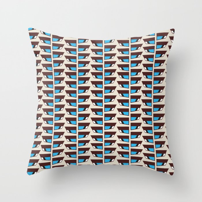 Duck wings surface patterns Throw Pillow