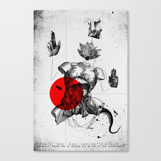 The Body Canvas Print