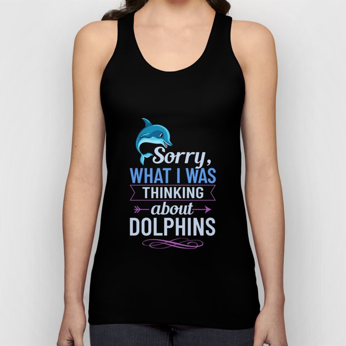 Dolphin Trainer Animal Lover Funny Cute Tank Top