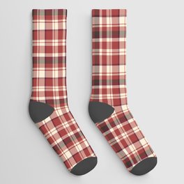 Cherry Christmas Socks