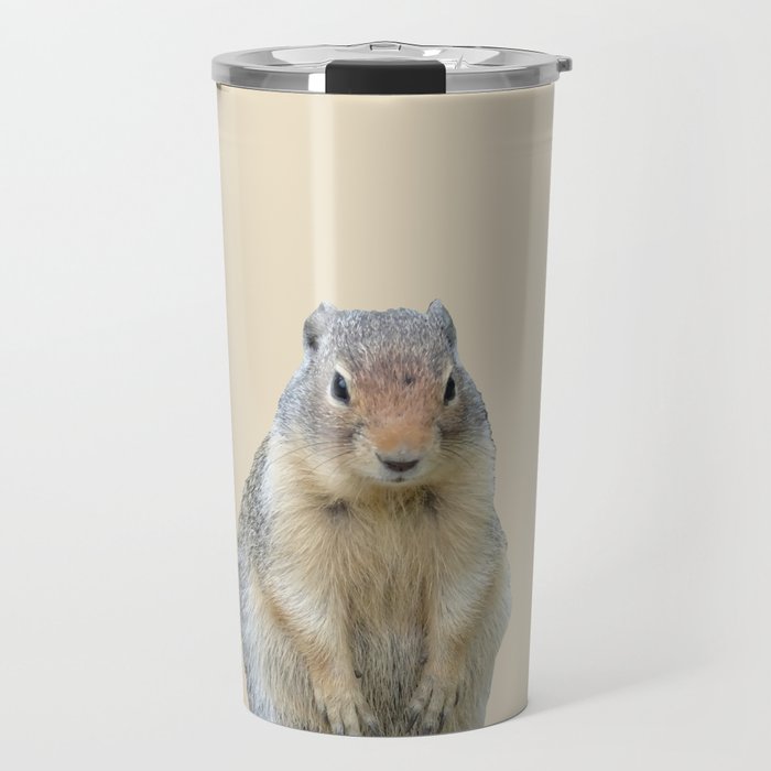 Marmot Illustration Travel Mug