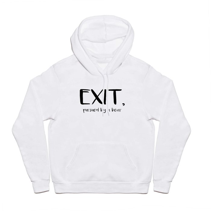 Exit, pursured by a bear - Shakespeare Hoody
