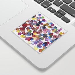 Splatter of color Sticker