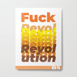 F. Revolution #05  Poster Serie Metal Print