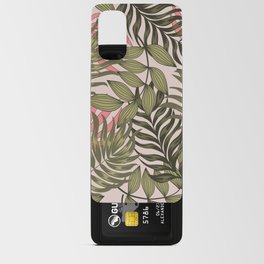 Hand Drawn Summer Tropical Resort Monstera Plants Android Card Case