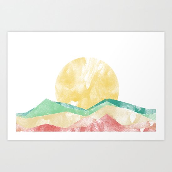 Ain't no Mountain High Enough Art Print