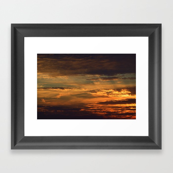And There Was Light Framed Art Print
