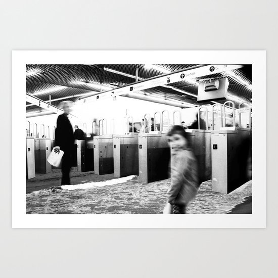 Underground Art Print