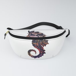 Art seahorse print, tribal motifs, nautical theme Fanny Pack