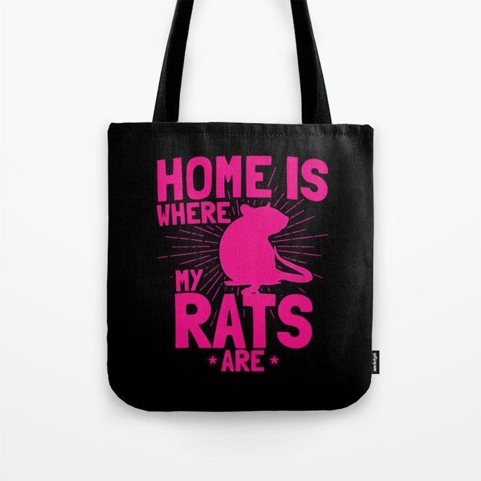 Funny Fancy Rat Saying | Vintage Pet Rat Owner | Retro Rats Tote Bag