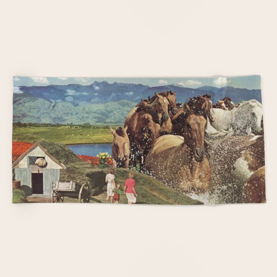 Stampede Beach Towel