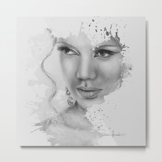 ...because of you Metal Print