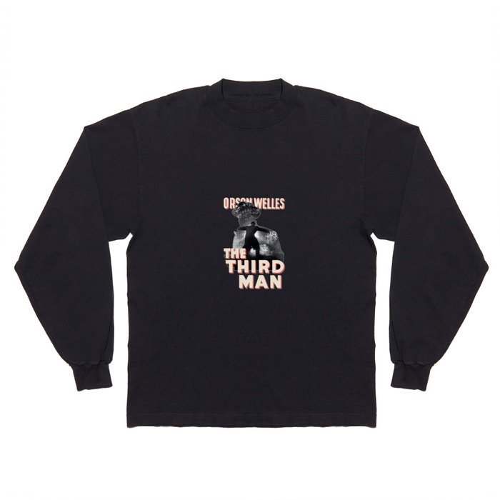 The Third Man - Orson Welles Fan Art Long Sleeve T Shirt