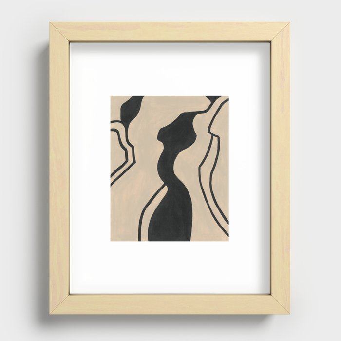 Body Lines 03 Recessed Framed Print