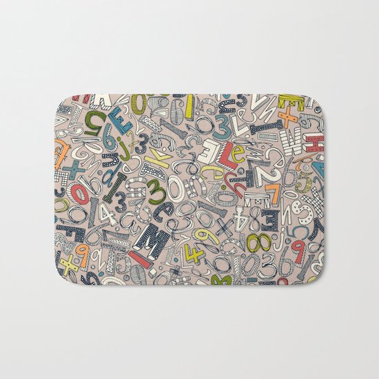 A1B2C3 clay Bath Mat