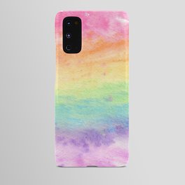 Watercolor Rainbow Wash Android Case