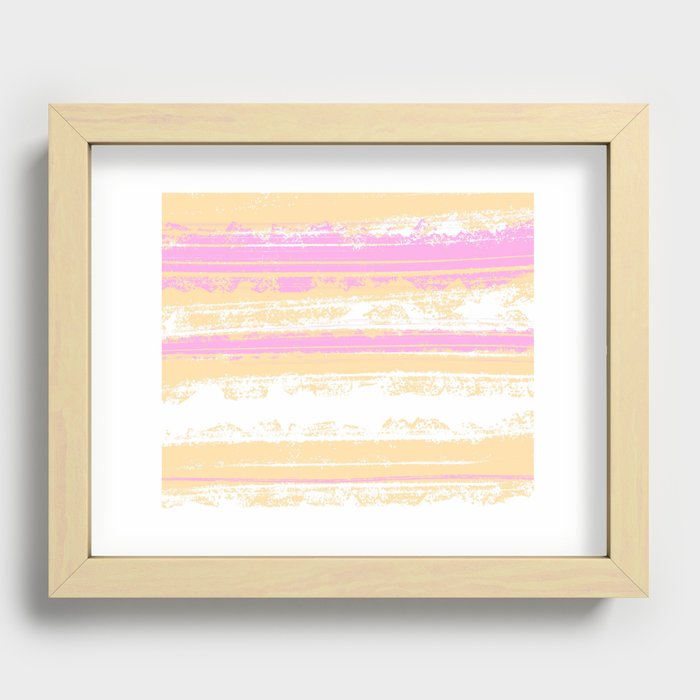Abstract Desert Recessed Framed Print