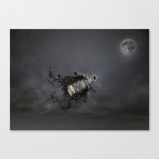 Overload the moon! Canvas Print
