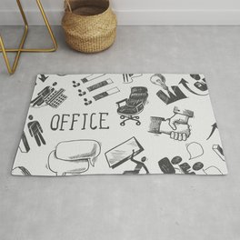 Office pattern Rug