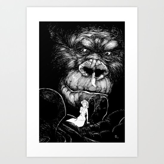 King Kong Art Print