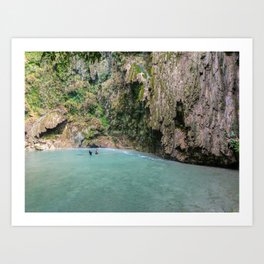 Tumalog Falls, Cebu, Philippines Art Print