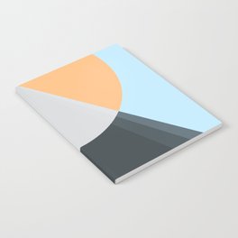 A Perfect Mountain Sunset Notebook