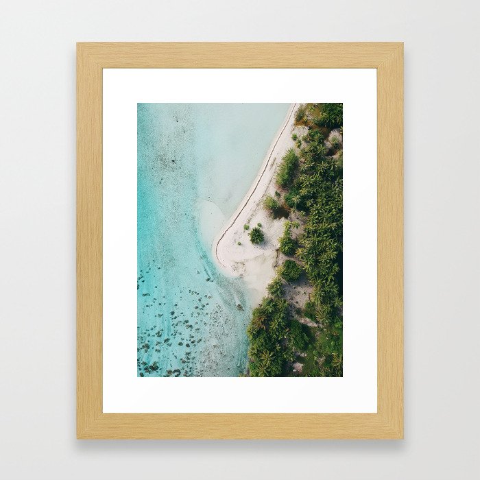 Tahiti Palms Framed Art Print