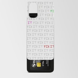 Fix it! Funny Manager Joke Android Card Case