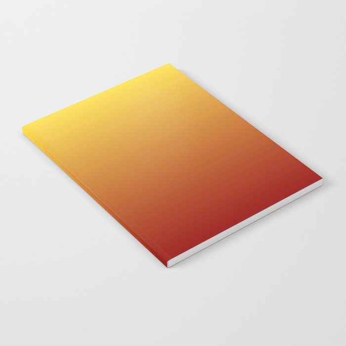 OMBRE RUST YELLOW COLOR Notebook
