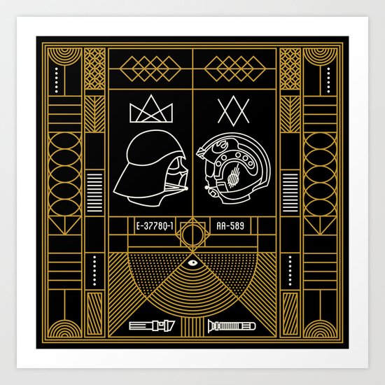 Galactic Balance Art Print