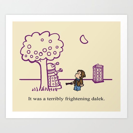Dr Harold and the Purple Screwdriver Art Print