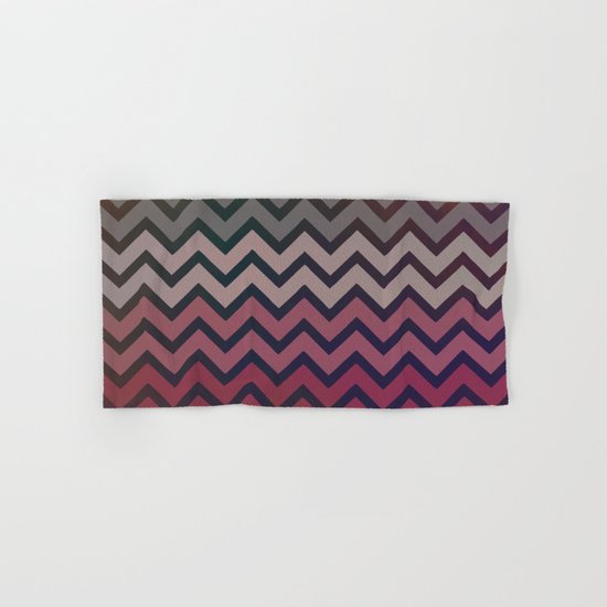 Pink Chevron Hand & Bath Towel