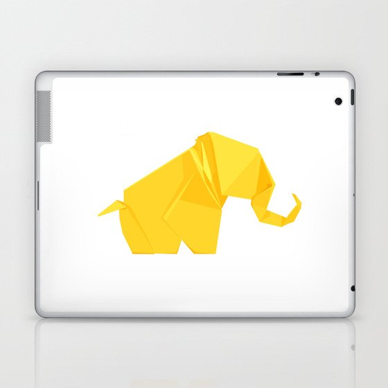 Origami Elephant Laptop & iPad Skin