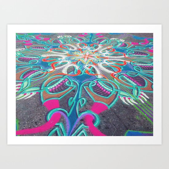 UNION SQ SAND ARTIST Art Print