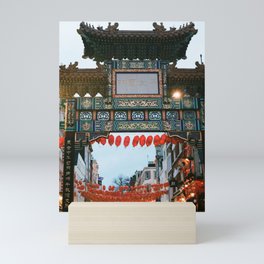 Chinatown Gate in London  Mini Art Print
